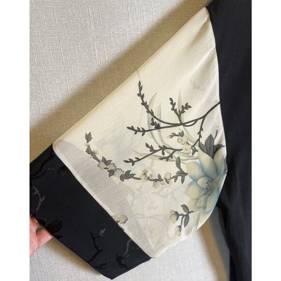 Spencer Alexis Lace Kimono Jacket Womens L Crochet Lace Fairy Whimsigoth Boho - Picture 7 of 13